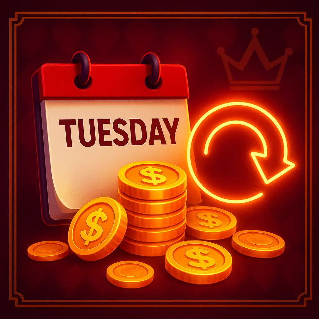Tuesday Reload Rush promotion illustration