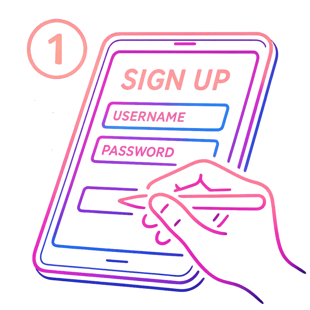 Register your crown illustration